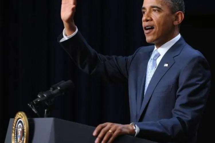Obama, em pronunciamento na TV, quis obter apoio público para um pacote proposto pelos democratas (Getty Images)