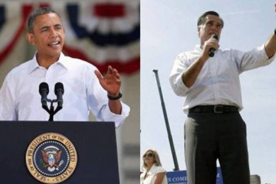 Pesquisa mostra Obama e Romney em empate técnico