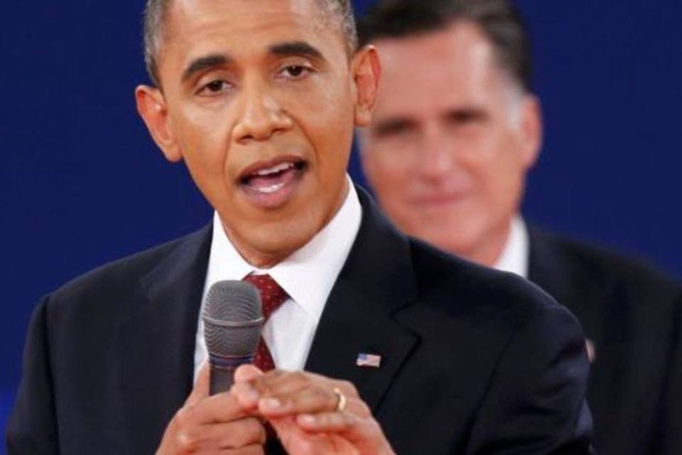 Mais agressivo, Obama vence tenso debate contra Romney