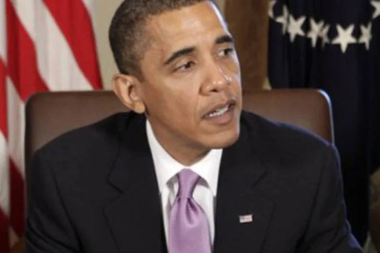 O presidente dos EUA, Barack Obama: ele se reuniu com autoridades da Casa Branca para discutir a situação que começou há 50 dias no Golfo do México (AFP)