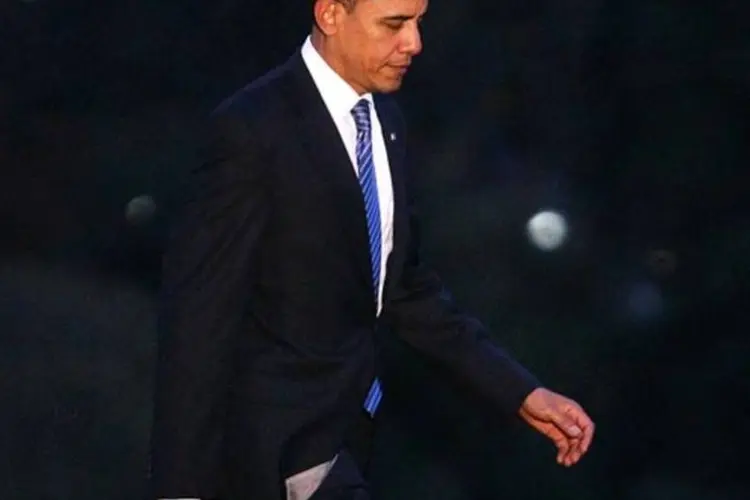 Obama, presidente dos EUA: economistas acertaram na previsão do déficit em conta (Alex Wong/Getty Images)