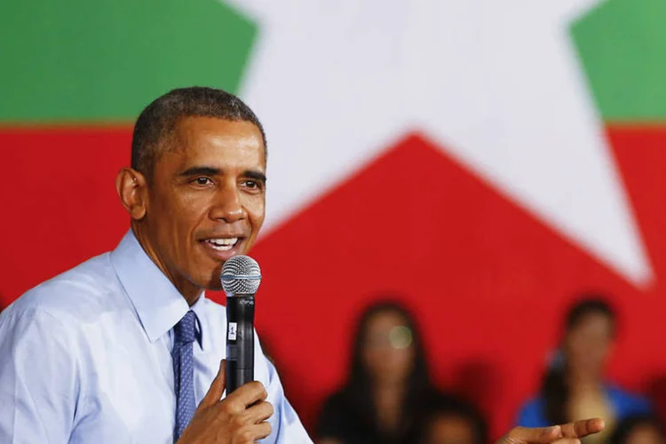 
	Barack Obama em Mianmar: benef&iacute;cios foram retirados desse pa&iacute;s em 1989, durante a gest&atilde;o de George W. Bush
 (Damir Sagolj/Reuters)