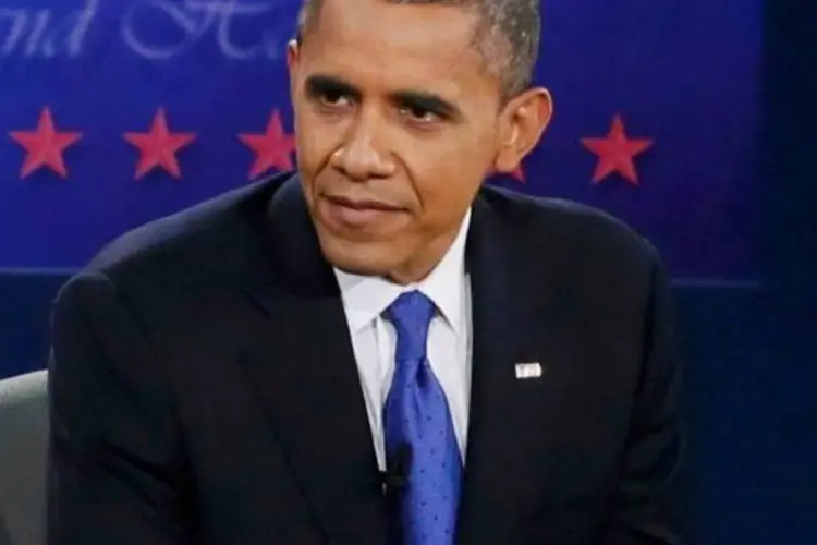 Presidente Barack Obama no último debate das eleições de 2012 (Rick Wilking/Reuters)