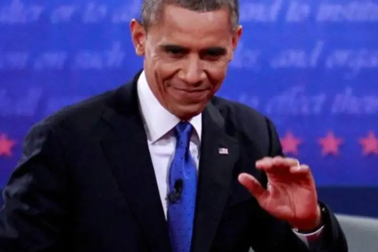 
	Presidente Barack Obama no &uacute;ltimo debate das elei&ccedil;&otilde;es de 2012: os &iacute;ndices de nenhum candidato mudaram ap&oacute;s o encontro de segunda-feira
 (Joe Skipper/Reuters)