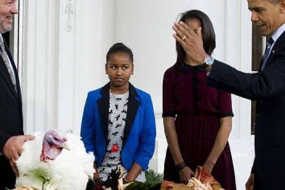 Obama mantém tradição e 'perdoa' perus para o dia de Ação de Graças
