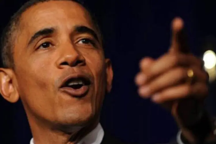 O presidente dos EUA, Barack Obama: autoridade pediu mais apoio dos países árabes à Palestina (Tim Sloan/AFP)
