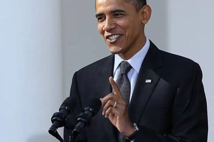Barack Obama na Casa Branca: pressão por democracia no Oriente Médio (Win McNamee/Getty Images)
