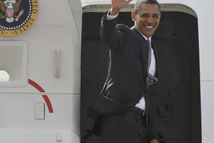 O presidente Barack Obama deixou o Reino Unido hoje e foi um dos últimos chefes de Estado recebido na França (Chris Harris - WPA Pool/Getty Images)