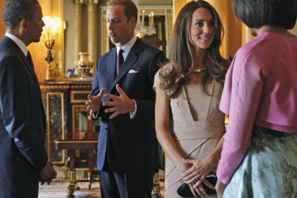 Obama e Michelle econtram William e Kate no Reino Unido
