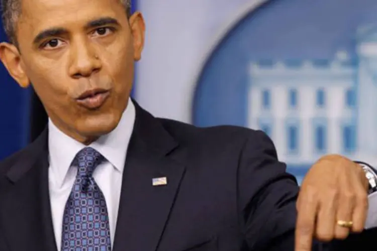 Barack Obama:  os comentários foram feitos durante um evento de campanha em Connecticut (Getty Images)