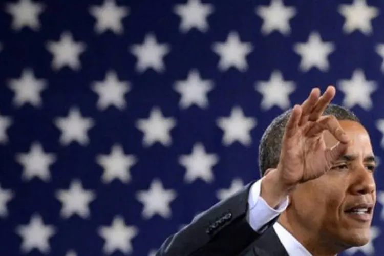 Obama critica a visão de Romney como um empresário bem sucedido
 (Jewel Samad/AFP)