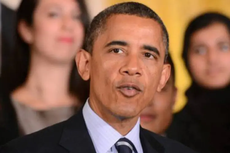 O presidente dos Estados Unidos, Barack Obama: "Quem sabe, você também não acaba na Casa Branca algum dia", conclui o anúncio do apartamento (Jewel Samad/AFP)