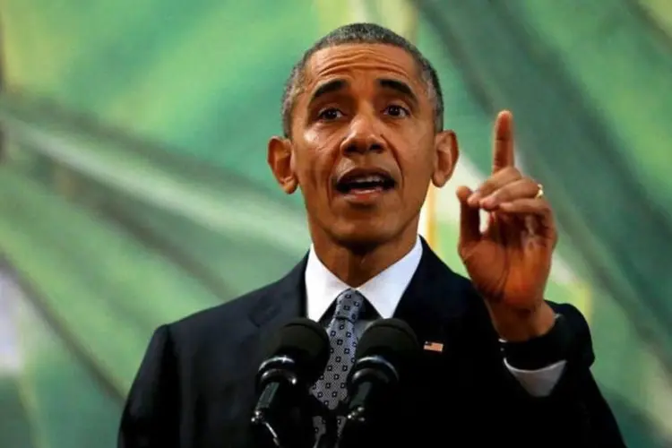 
	Barack Obama: maioria dos pr&eacute;-candidatos republicanos &agrave; Casa Branca se op&otilde;e as medidas de Obama para beneficiar os imigrantes ilegais
 (Jonathan Ernst/REUTERS)