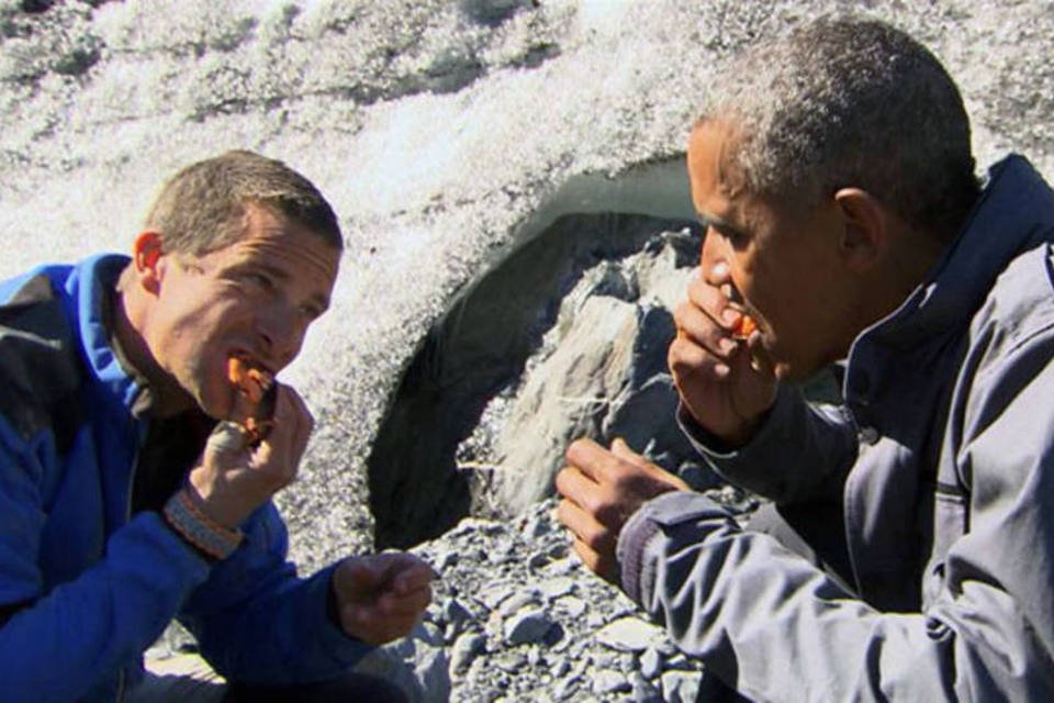 Obama mostra lado "selvagem" em reality show no Alasca