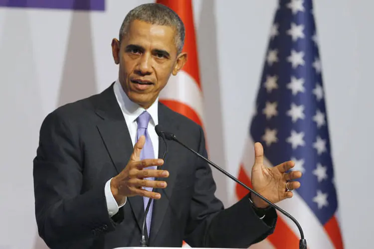 
	Obama: o presidente dos EUA ir&aacute; ressaltar que o EI deve ser destru&iacute;do
 (Jonathan Ernst/REUTERS)