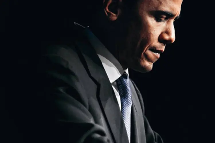 
	Presidente Barack Obama:&nbsp;pesquisa ouviu, em espanhol e em ingl&ecirc;s, as opini&otilde;es de 1.005 adultos
 (Brooks Kraft/Latinstock)