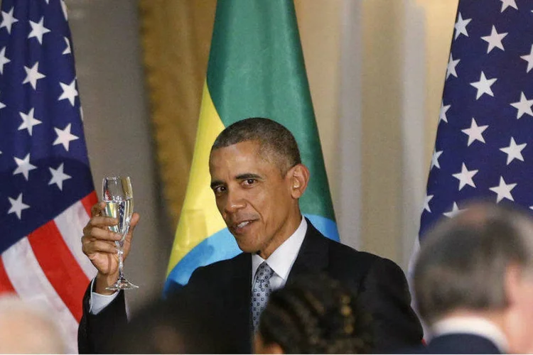 
	A viagem de Barack Obama marca a primeira visita de um presidente norte-americano em atividade na Eti&oacute;pia
 (REUTERS/Jonathan Ernst)