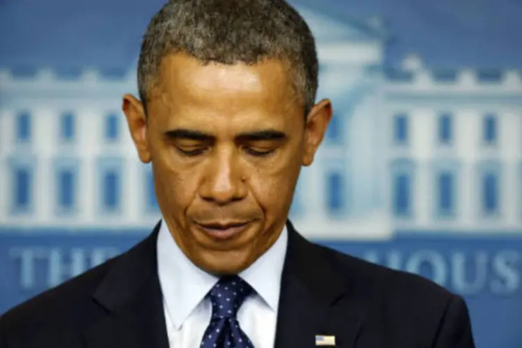 
	Obama discursa na Casa Branca: um grupo de hackers que apoiam o presidente s&iacute;rio, Bashar al Assad, assumiram a responsabilidade de ter realizado a invas&atilde;o
 (REUTERS/Larry Downing)