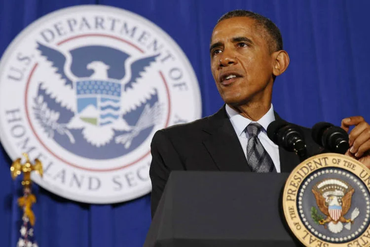 
	Barack Obama: 62% dos entrevistados desaprovam a forma como Obama est&aacute; abordando a luta contra o grupo jihadista Estado Isl&acirc;mico
 (Larry Downing/Reuters)