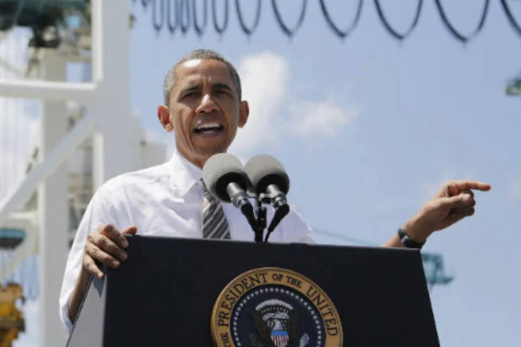 
	Obama se reunir&aacute; com autoridades policiais e l&iacute;deres comunit&aacute;rios em Denver, n&atilde;o muito longe do cinema onde um atirador matou 12 pessoas no ano passado
 (REUTERS/Jonathan Ernst)