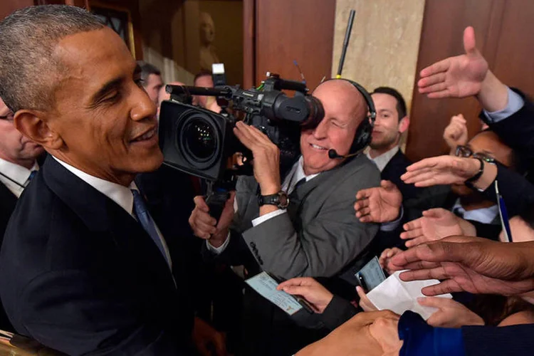 Obama: “nossa mudança na política em relação a Cuba tem potencial para acabar com um legado de desconfiança no hemisfério”, disse (REUTERS/Mandel Ngan/Pool)