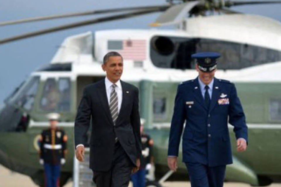 Base aérea que Obama utiliza é fechada por possível tiroteio