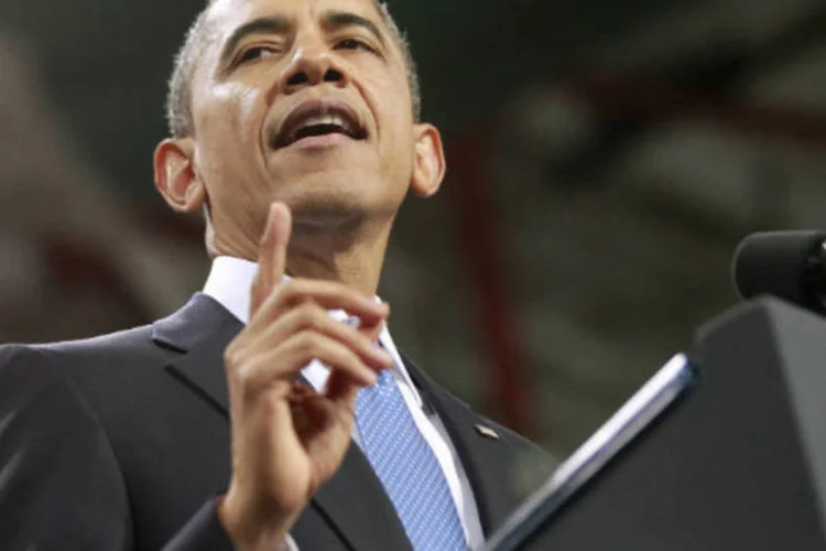
	Presidente dos EUA: Obama prometeu voltar suas aten&ccedil;&otilde;es para problemas econ&ocirc;micos, como o desemprego de 7,9%
 (REUTERS/Jason Reed)