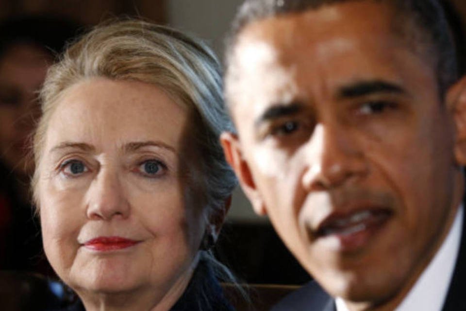 Obama e Hillary fazem reunião informal na Casa Branca