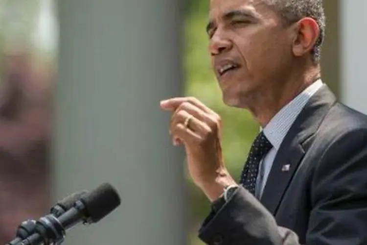 O presidente Barack Obama é visto em 27 de maio de 2014	 (AFP)