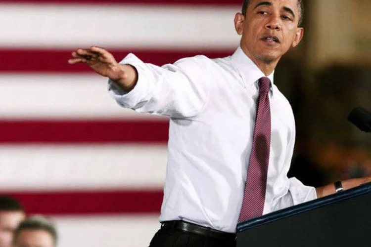 
	Barack Obama: presidente defende impostos maiores para quem tem renda a partir de US$ 400 mil por ano. Republicanos falam em um milh&atilde;o
 (AFP/Bill Pugliano)
