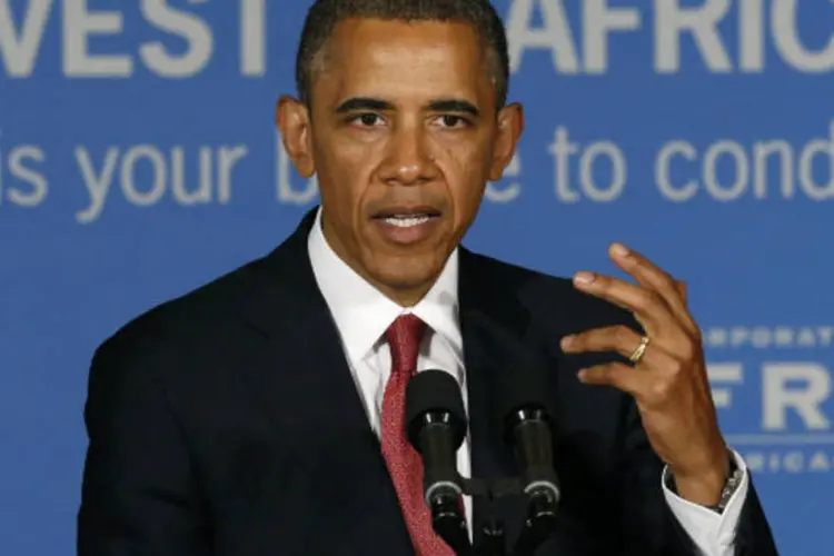 
	O presidente dos Estados Unidos, Barack Obama, fala durante f&oacute;rum de l&iacute;deres empresariais em Dar es Salaam, na Tanz&acirc;nia
 (REUTERS / Jason Reed)