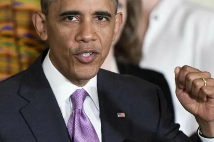 
	Obama: &quot;Continuo achando que n&atilde;o temos que sacrificar nossa liberdade para garantir a seguran&ccedil;a. Esse &eacute; um falso dilema&quot;, disse o presidente
 (REUTERS/Joshua Roberts)