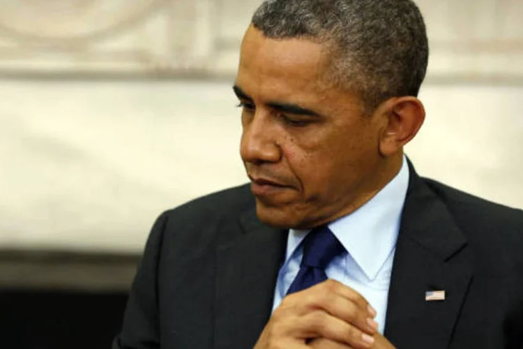 
	O presidente norte-americano, Barack Obama: o presidente americano enfatizou tamb&eacute;m a &quot;especial rela&ccedil;&atilde;o&quot; que existe entre EUA e Reino Unido.
 (REUTERS/Larry Downing)