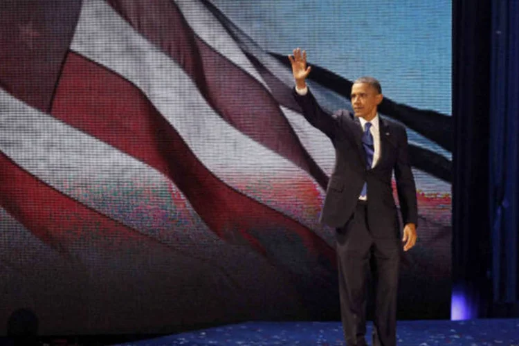 
	Barack Obama vence elei&ccedil;&otilde;es: Romney reconheceu a derrota e desejou um bom governo ao democrata
 (REUTERS/Jim Bourg)
