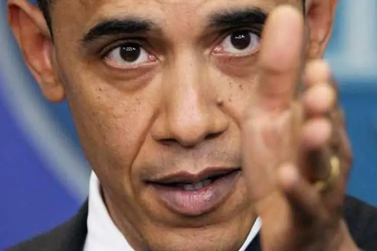 O presidente dos EUA, Barack Obama: quer atacar desemprego com exportações (Alex Wong/GETTY IMAGES)