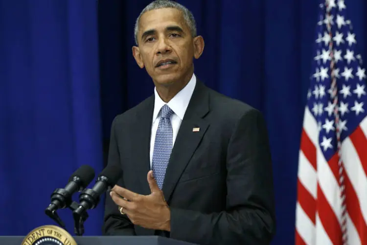 
	Barack Obama: &quot;Temos um papel como cidad&atilde;os em nos certificar de que n&atilde;o sucumbir a esse medo&quot;
 (Kevin Lamarque/Reuters)