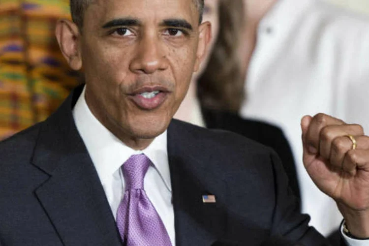 
	Como fez em Austin (Texas) h&aacute; oito dias, Obama reiterou que as metas econ&ocirc;micas de sua Administra&ccedil;&atilde;o s&atilde;o a cria&ccedil;&atilde;o de empregos bem remunerados e a capacita&ccedil;&atilde;o da for&ccedil;a de trabalho
 (REUTERS/Joshua Roberts)