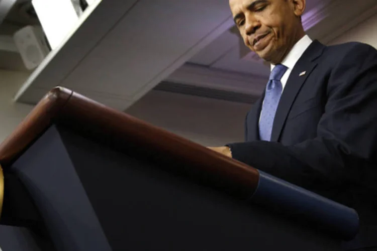 
	&nbsp;

	Republicanos exigem maiores cortes no or&ccedil;amento do que os oferecidos pelo presidente Barack Obama (Jonathan Ernst/Reuters)