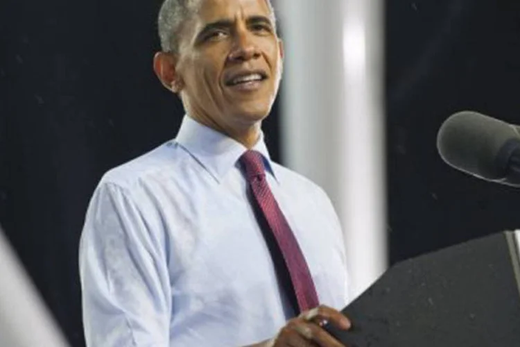 Obama: Jay Carney, afirmou nesta segunda-feira que "o presidente disse claramente que seu compromisso, e o deste país, com a segurança de Israel é mais forte do que nunca" (©AFP / Saul Loeb)