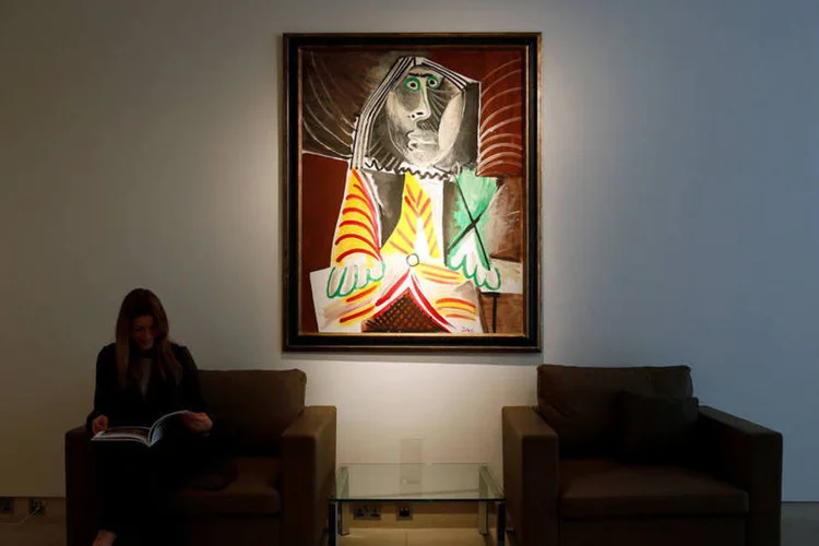 
	Picasso: a cole&ccedil;&atilde;o estava coberta por um seguro de 1,1 milh&atilde;o de euros (US$ 1,2 milh&atilde;o), embora o pre&ccedil;o no mercado destas obras poderia ultrapassar essa quantidade
 (Stefan Wermuth / Reuters)