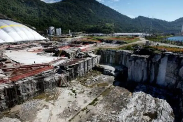Local das obras da usina nuclear Angra 3, da Eletronuclear: engavetado há 35 anos, projeto vai começar a sair do papel. (.)