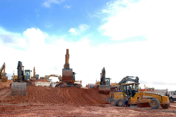 
	Obras da Refinaria Abreu e Lima, da Petrobras, em Pernambuco
 (Agência Petrobras)