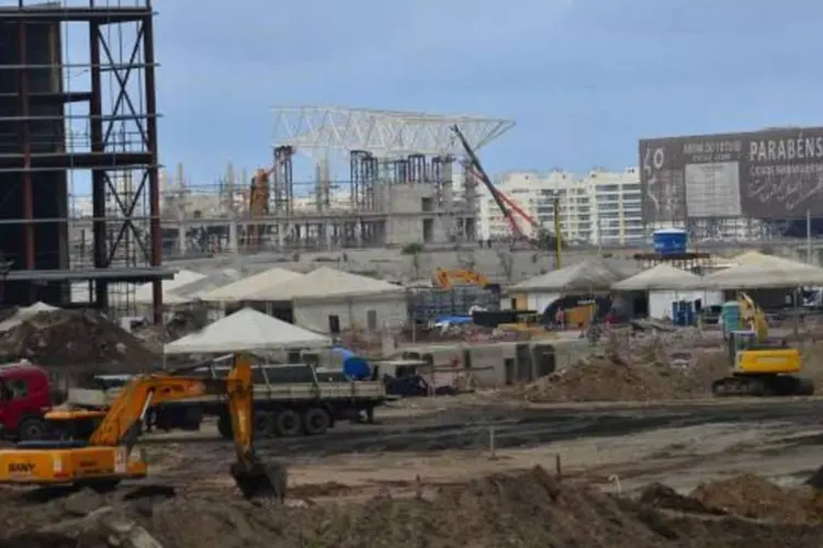 
	As obras das Olimp&iacute;adas de 2016: apresenta&ccedil;&atilde;o no famoso est&aacute;dio do Maracan&atilde; apresenta tamb&eacute;m todos os tipos de desafios
 (Fernando Frazão/Agencia Brasil)