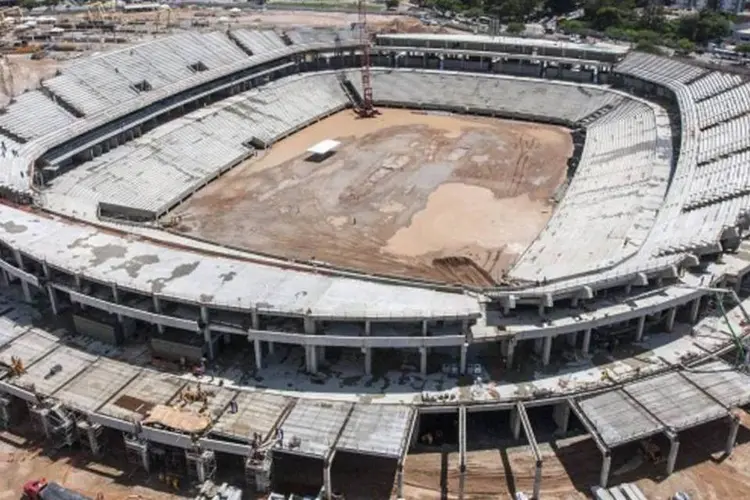 
	Arena das Dunas, o est&aacute;dio da Copa em Natal: est&aacute;dio no Rio Grande do Norte foi o &uacute;ltimo a come&ccedil;ar a ser constru&iacute;do
 (Governo Federal/Portal da Copa)