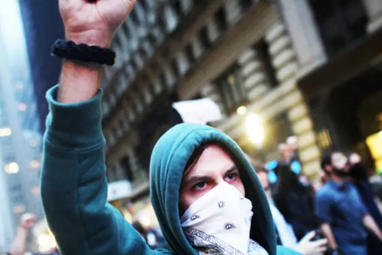 Protestos que começaram em Wall Street se propagam para diversas cidades do mundo (Getty Images)