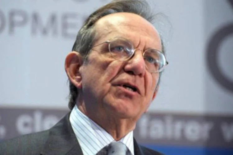 Pier Carlo Padoan: "se o protecionismo realmente se instaurar nos Estados Unidos, isso prejudicaria a Europa" (Eric Piermont/AFP)