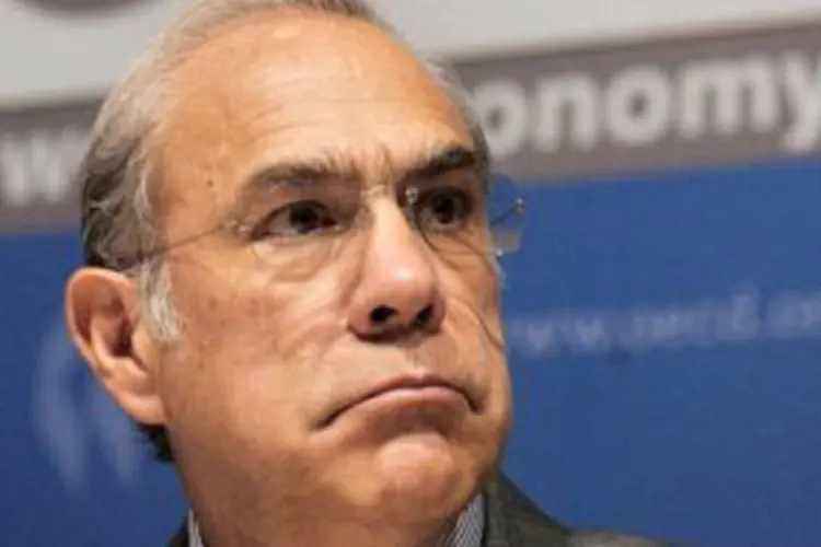 Angel Gurria, secretário geral da OCDE: 'Não basta dizer que estamos crescendo mais. Ainda temos muito o que fazer', (Eric Piermont/AFP)