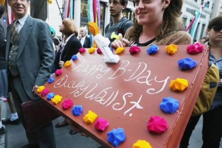 Manifestantes do  (Mario Tama/Getty Images)