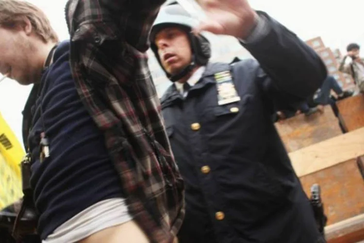 Movimento Ocupe Wall Street: em um dos games jogador deve escapar da polícia  (Getty Images)