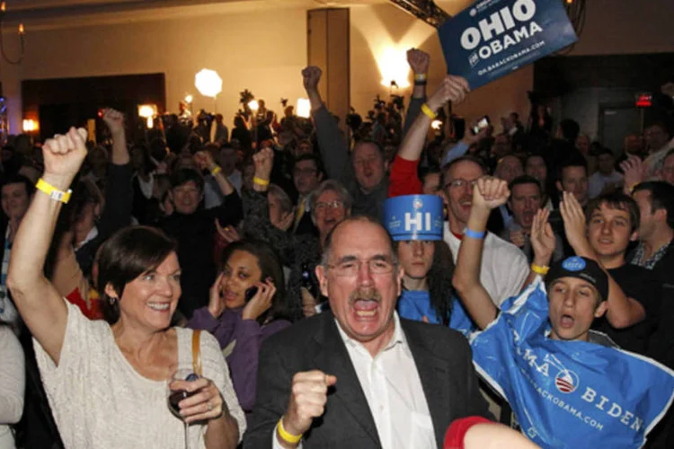 
	&nbsp;

	Em Ohio, um dos Estados que ajudaram Obama a conseguir seu segundo mandato, o presidente foi capaz de manter seu d&eacute;ficit entre os homens brancos em 10%
 (Matt Sullivan/Reuters)